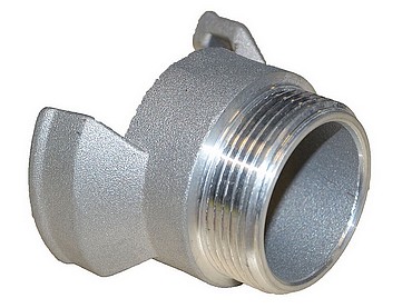 DN 40 x 1''1/2 - Raccord pompier - Fileté mâle sans verrou - Ø 40