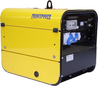 Groupe insonorisé monophasé 6,4 kVA avec AVR